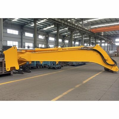 Kekuatan hasil 345MPa Excavator Boom Arm 8500mm Panjang tanpa counterweight Komponen mesin konstruksi tugas berat
