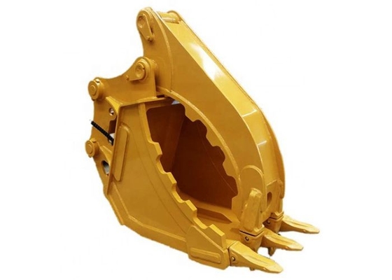 0.52Meter Kubik Kapasitas Excavator Bucket Grab Excavator Claw Attachment Dengan Q345B Q690D Bahan Berkinerja Tinggi