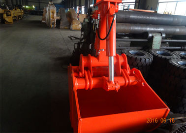Disesuaikan 600L Excavator Bucket Grab Clamshell Untuk Doosan DX150 Excavator