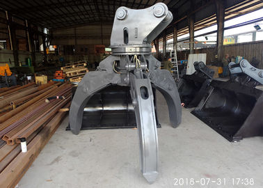 Ember Putar Excavator Disesuaikan, Backhoe Grapple Bucket Anti Wave Block
