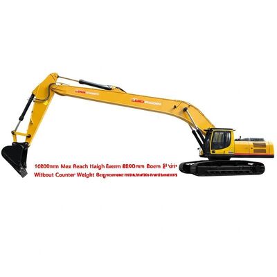 Lengan Boom Excavator Ketinggian Jangkauan Maksimum 16800mm, Panjang Boom 8500mm Tanpa Pemberat, Direkayasa untuk Memberikan dan Pengoperasian