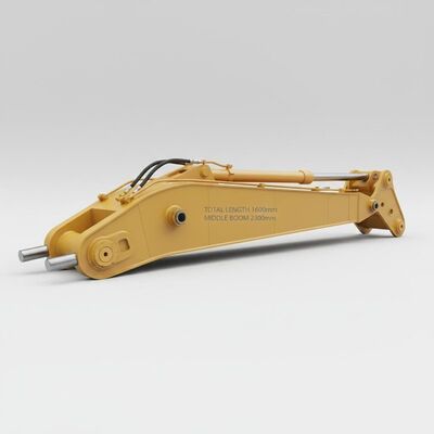 16000mm Total Panjang Excavator Boom Arm Tanpa Counterweight Dengan 2300mm Panjang Boom Tengah Dirancang untuk Peralatan Penggalian