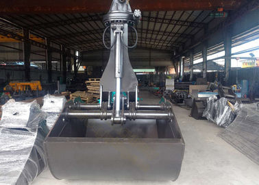 Kobelco SK380 Excavator Grab Attachment 3.0 Cum Bucket Kapasitas Worm Rotating