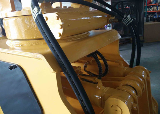 Excavator rotating rock grapple (pengangkut batu berputar)