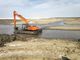 Mesin Diesel Amphibi Pontoon, Mini Excavator Tracks Crawler Excavator Type